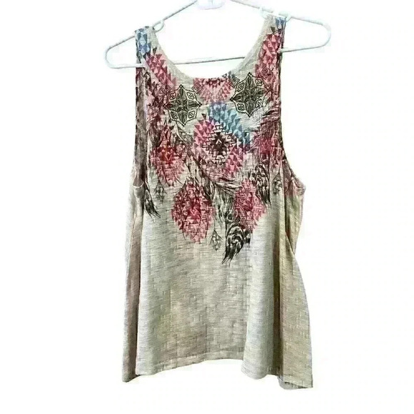 No Boundaries Southwest Aztec Print Tank Top 2XL - Picture 2 of 5